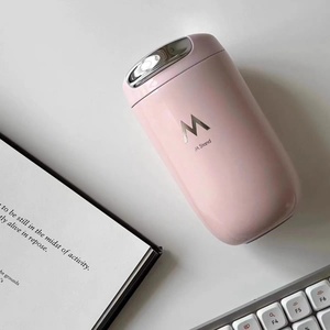 Custom Logo 12oz Stainless Steel Vacuum Insulated Reusable Coffee Tumbler with Handle <b>Large</b> Capacity <b>Gift</b> <b>Box</b> - Product Image 6