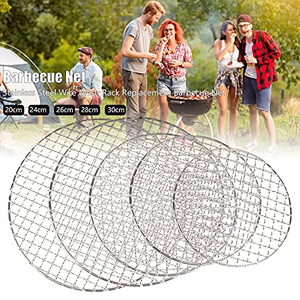 Grille de barbecue en acier inoxydable, filet universel pour barbecue, résistant à la chaleur, réutilisable, pour cuisine extérieure - Product Image 5