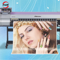 Imprimante mimaki JV33-160A éco solvant d'occasion 1.6m utilisant la tête d'impression dx5