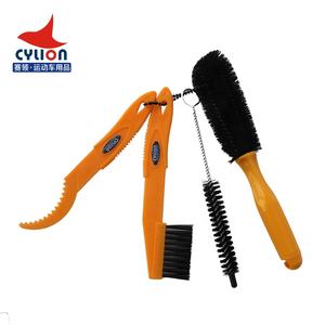 Juegos de herramientas de limpieza de bicicletas Cylion, herramienta limpiadora de cadenas de bicicletas, cepillo de limpieza de neumáticos, <span class=keywords><strong>kit</strong></span> de limpieza de bicicletas - Product Image 2