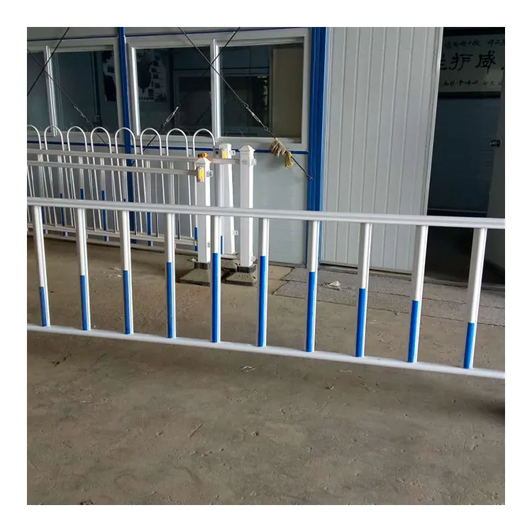 Out Door Partition Zaun Stahl Kunststoff beschichtet Garten White Fence Municipal Highway Galvani zed Build