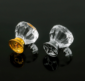 Acrylic Crystal Door <strong>Knob</strong> Glittering and <strong>Translucent</strong> Crystal Door <strong>Knob</strong> - Product Image 2