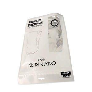 Factory sell customized logo print clothing packaging zip lock bag - Product Image 2