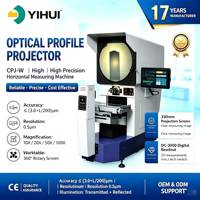 Proyector de Perfiles Digital Horizontal, Inspección de Perfiles Industriales, Comparador Óptico, 400W, 1 Año de Garantía