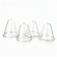 Préformes coniques transparentes en PET multi-tailles à large ouverture pour récipients de stockage alimentaire