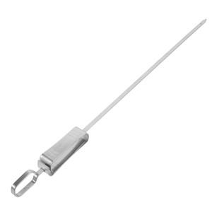 Accessoires de barbecue en gros, brochettes réutilisables en acier inoxydable pour grillades en plein air - Product Image 1