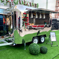 Camion à café personnalisé BBQ Cuisine mobile Restauration rapide Restaurant Taco Hot Dog Chariot Bière Bar Concession Remorque alimentaire mobile