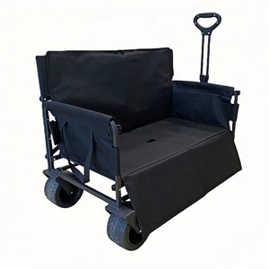 Chariot pliable portable pour le camping en plein air, multifonctionnel, peut accueillir deux personnes - Product Image 5