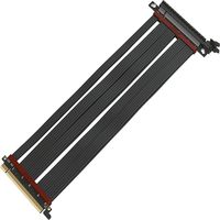 Câble Riser PCI-E 4.0 avec gaine en PVC pour RTX4090/RTX4080/RX7900XTX, carte d'extension X16 haute vitesse, flexible, certifié RoHS, 180 degrés