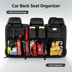 Organizador de Maletero para Asiento Trasero de Coche, <span class=keywords><strong>Bolsa</strong></span> de Almacenamiento Oxford Multiusos para SUV, Camioneta, Herramientas de Emergencia, Botiquín de Primeros Auxilios, <span class=keywords><strong>Cuerdas</strong></span> de Remolque - Product Image 2