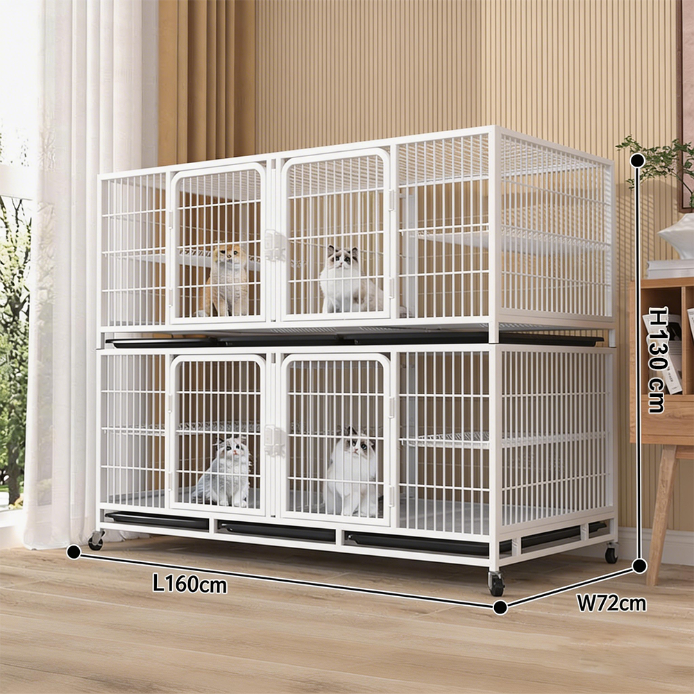 Doppio strato bianco 160*72*130 cm