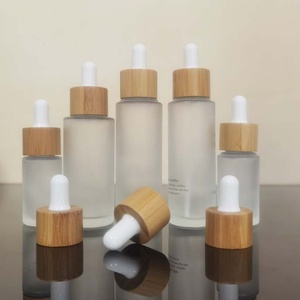 ขวดครีมแก้วฝ้าแบบเครื่องสำอาง ขวดสเปรย์โลชั่น ฝาไม้ไผ่รักษ์โลก บรรจุภัณฑ์ผลิตภัณฑ์ดูแลผิว - Product Image 6