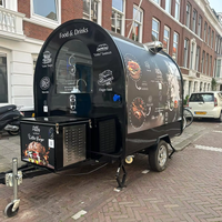 Cuisine mobile complète en fer pour camion de restauration, chariot à hot-dogs, remorque alimentaire, extérieur