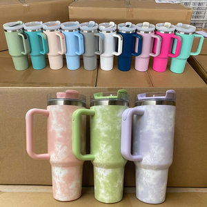 Gobelet isotherme à <span class=keywords><strong>double</strong></span> <span class=keywords><strong>paroi</strong></span> de 40 oz, verres à boire, tasses à café pour latte, cappuccino, espresso, tasses à thé en verre <span class=keywords><strong>avec</strong></span> poignée - Product Image 1