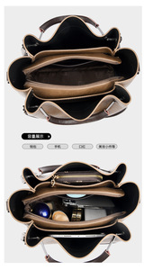 High Capacity Hot Sale Fashion PU <b>Bags</b> Travelling Solid Color Pu Leather Handbag for Women Big Capacity Tote Shoulder <b>Bags</b> - Product Image 3