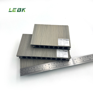 Nuovo Design cavo in Teak 190mm profondo grano del legno coestrusione Wpc Decking 23 mm impermeabile No Gap in Teak composito senza soluzione di continuità Decking - Product Image 6