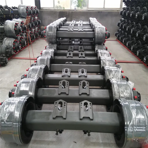 Proveedor de Piezas para Semirremolques, Venta de Ejes para Remolques con Capacidad de Carga de 16t, Eje Trasero con ABS para Remolques de Camiones y Piezas de Repuesto - Product Image 2
