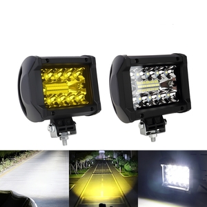 Barras de Luz LED de 4 Pulgadas, 60W, Luces Antiniebla para Conducción Todoterreno, Resistentes al Agua, Combinación de Haz de Luz Concentrada y Difusa, Cubos de Luz LED - Product Image 2