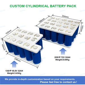 Starmax Batterie rechargeable cylindrique personnalisable 52V 72V 32Ah Nmc <span class=keywords><strong>Li</strong></span> <span class=keywords><strong>Ion</strong></span> pour Ebike / Scooters - Product Image 5