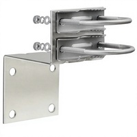Kit de fixation d'antenne métallique sur poteau, 1 ensemble de supports en U + 4 vis, support de mât pour antenne domestique