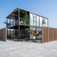 Kit de Casa Contenedor de Acero Prefabricada |   Casa Modular Fácil de Ensamblar para Cocina de Hotel, Construcción Rápida y Duradera, Casa Móvil Prefabricada