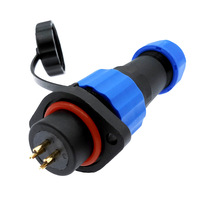 Connecteurs de câble YITKOR IP68 étanches SP16 pour l'automobile, certifiés CE, mâle et femelle, 2 à 9 broches, haute qualité