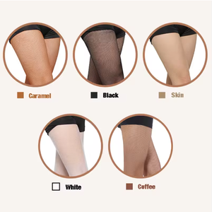 Vente en gros de bas résille latins professionnels en réseau dur Collants pour danse latine Bas résille Accessoires latins - Product Image 6