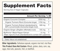 AOGUBIO – Capsules de curcuma et curcumine en gros avec piment noir et pipérine – Suppléments d'extrait de curcuma biologique pour le soutien articulaire