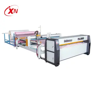 Automatic Computerized Single Needle continuous mattress quilting cutting machine home textile blanket bed sofa making machine