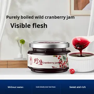 Dream From Afar Tahaer River Daxinganling Wilde Cranberry-Marmelade Großes Fruchtpüree Ohne Zuckerzusatz 130g Flasche - Product Image 5