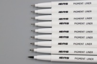Ensemble de 9 stylos marqueurs d'art techniques à encre noire imperméable et non toxique avec pointe fine pour une utilisation durable et option de logo personnalisé