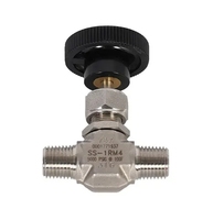 Furui-Mini vanne à aiguille à filetage mâle forgée, avec capot intégral, alimentation manuelle, instrumentation de gaz naturel