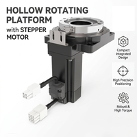 Plateforme rotative creuse à haute rigidité avec moteur pas à pas, table rotative haute vitesse 3000 tr/min pour équipement automatisé