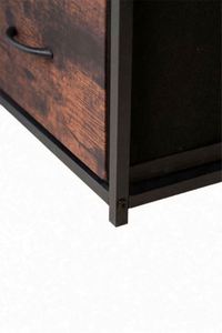Commode autoportante moderne en tissu pour salon, durable, avec panneaux en MDF et acier inoxydable, en pin, disponible en plusieurs couleurs - Fournisseur en gros - Product Image 6