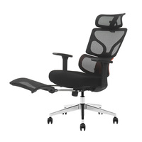 Chaise de bureau ergonomique de qualité supérieure, inclinable, en maille, pour le travail, pivotante, rotative, de direction, pour le jeu, pour le bureau
