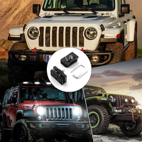 Support de montage universel CNC sans perçage pour capot de voiture, barre lumineuse de travail, pince de montage pour SUV 4X4 hors route