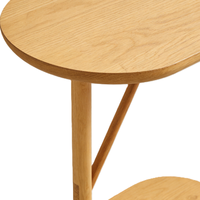 Table d'appoint en bois massif, style moderne crème Wabi-sabi, écologique, pour salon, hôtel, appartement, villa