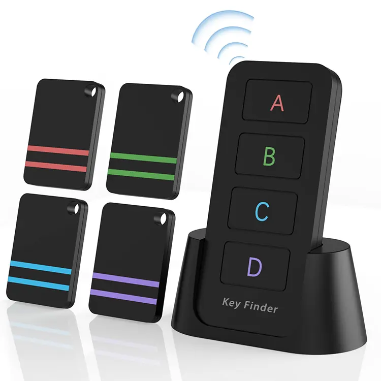 Shenzhen Best Smart Whistle Tuya Wifi Wireless Rfid Voice Keyfinder Set With 4 Key Finder Wireless Tracker Gps