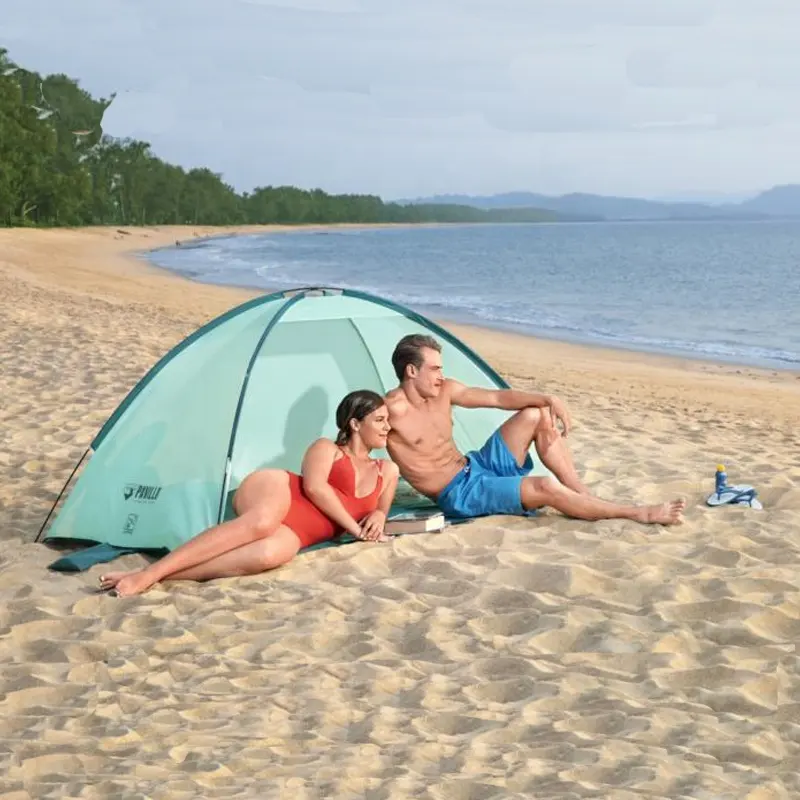 Пляжная палатка Bestway 68105 Pavillo, Приморская палатка, 2 человека, кемпинг, уличная Водонепроницаемая УФ-защита, пляжные палатки