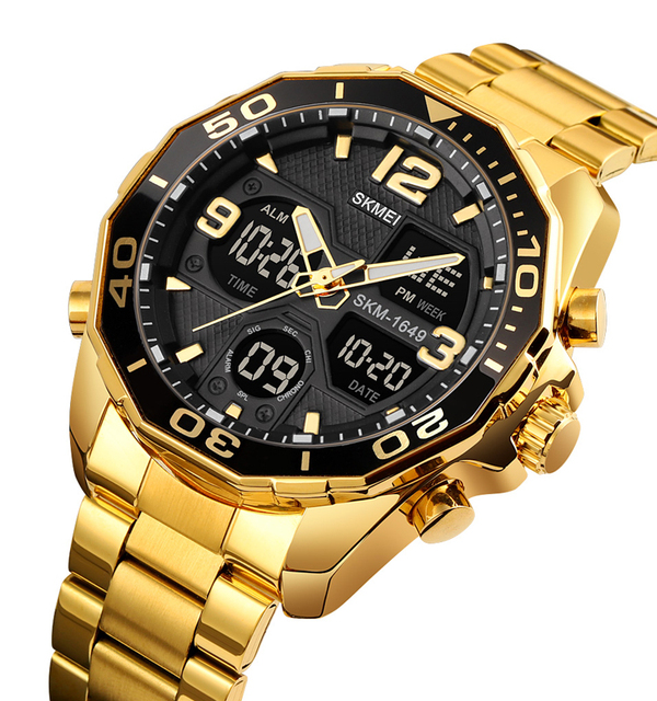 Skmei 1649 Big Wrist Watches Water Resistant Analog Digital Mens Sport Watch for Men Guangzhou Watch Market