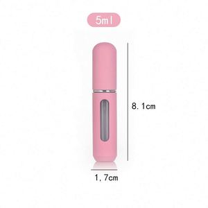 Mini Cute Travel-Sized 5Ml Aluminum Refillable <b>Perfume</b> <b>Atomizer</b> Spray Bottle With Custom Color for Personal Care - Product Image 5