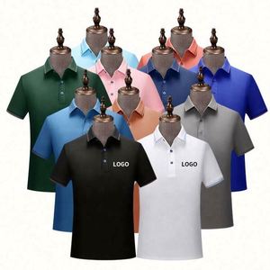 เสื้อยืดคอโปโลผู้ชายแบบเรียบป้องกันริ้วรอยระบายอากาศได้ดีเสื้อยืดโลโก้ออกแบบได้ตามต้องการ - Product Image 4