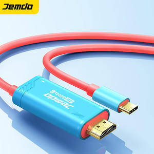 Câble de projection Jemdo pour Nintendo <span class=keywords><strong>Switch</strong></span> <span class=keywords><strong>OLED</strong></span> <span class=keywords><strong>Switch</strong></span> 1/2 Portable 2m vers adaptateur convertisseur USB C Interface multimédia <span class=keywords><strong>4K</strong></span> HD - Product Image 1