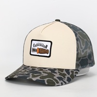 Logo personnalisé de haute qualité hommes Snapback Patch camion maille casquette 5 panneaux mousse Camo camionneur chapeaux en gros
