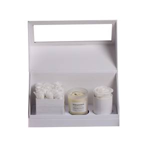 ชุดกล่องเทียนหอมอโรมาเธอราพีรูปดอกกุหลาบนิรันดร์หรูหราพร้อมกล่องของขวัญที่มีกลิ่นหอมสำหรับวันวาเลนไทน์ชุดของขวัญกล่องสี่เหลี่ยม - Product Image 6