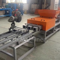 Machine de fabrication de blocs de rasage de bois compressés de grande capacité Briquette de pieds en bois Palette à pieds
