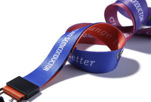 高品質かわいい漫画中国パンダロゴ競争力のある価格ポリエステルストラップ - Product Image 5