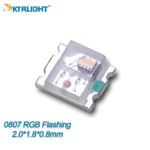 สำหรับไฟ LED SMD RGB รุ่น RTS 0807 กำลังไฟ 0.2 วัตต์ กระพริบเร็ว/ช้า ความสว่างสูง ปรับความสว่างได้ Ra80 มุมมองการมองเห็น 120 องศา รับประกัน 2 ปี ยี่ห้อ Sanan - Product Image 1