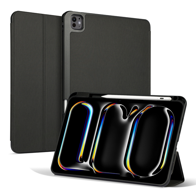 2025 New Trending Product Leather Smart Case for iPad Pro 11 13 Inch 2024 Magnetic Kickstand PU Leather Tablet Case
