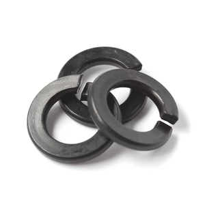 Arandela de seguridad tipo B DIN 127B, de acero para resortes, acabado en óxido negro, con extremo cuadrado - Product Image 6